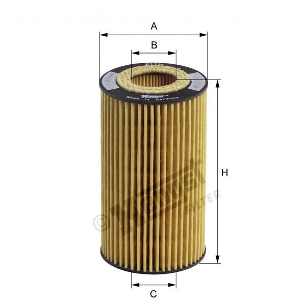 Hengst Oil Filter, E11Hd155 E11HD155